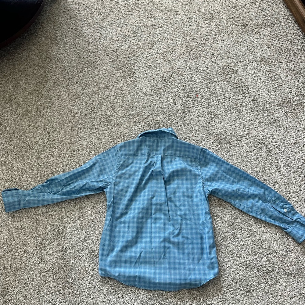 Boys performance button down